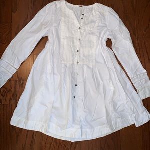 Free People Flowy Boho Dress Sz S White